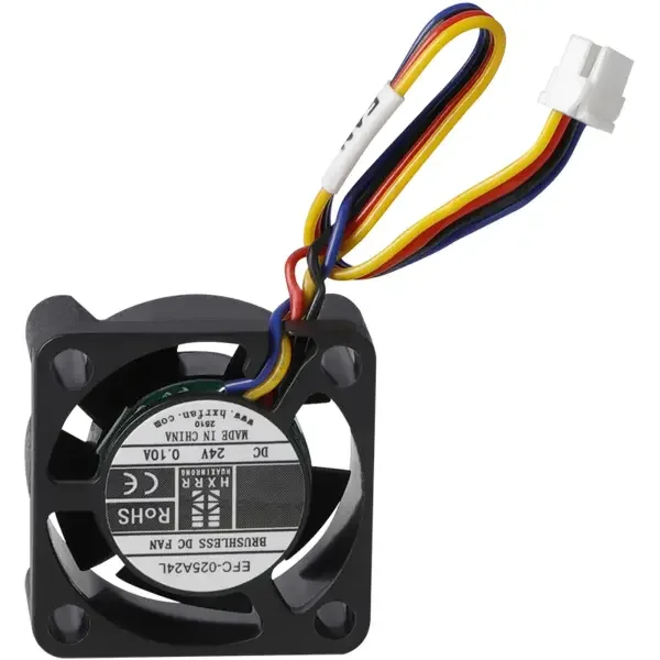 Вентилятор 25x25x10mm 24V для 3D принтера CREALITY Ender-3 V4 (4004110139)